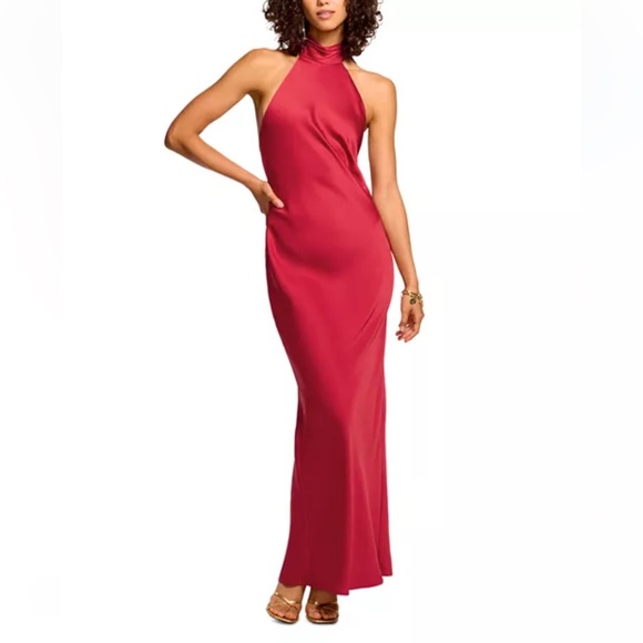 Ramy Brook Dresses & Skirts - Ramy Brook•Tatiana Satin Halter Gown
NWT•Red Dress